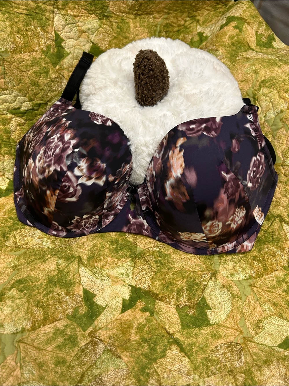 torrid Purple Floral Underwire Bra